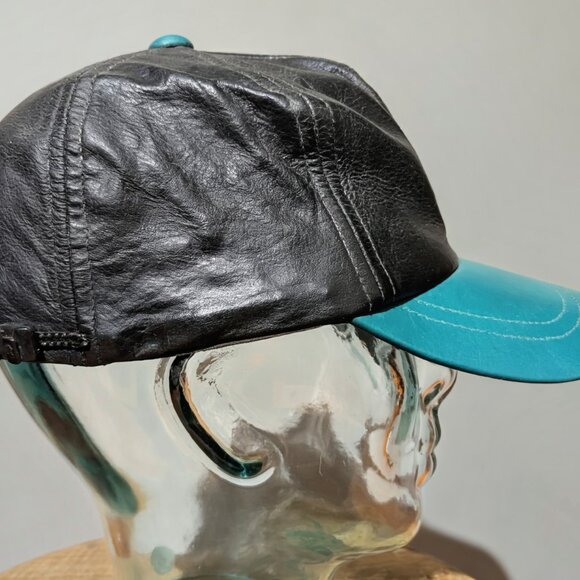 Vintage Peterbilt Embroidered Leather Trucker Cap - Picture 7 of 7